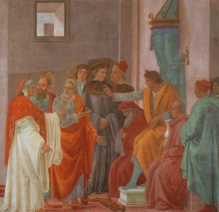 Filippino Lippi Disputation with Simon Magus China oil painting art